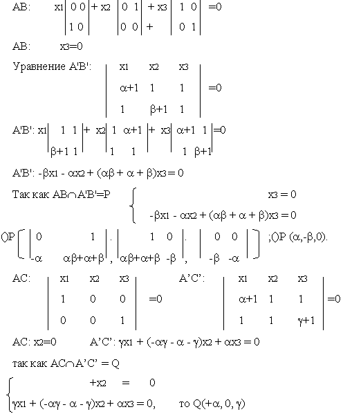 Различные подходы к определению проективной плоскости