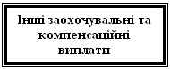 Подпись: Інші заохочувальні та 
компенсаційні виплати

