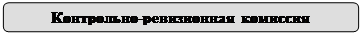 Скругленный прямоугольник: Контрольно-ревизионная комиссия