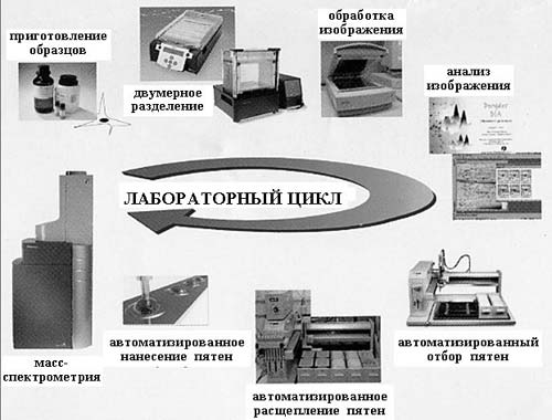 Рис. 2. Инструменты протеомики